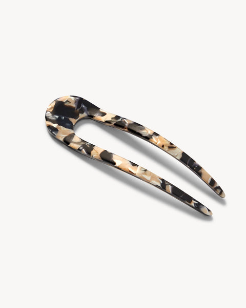 Machete French Hair Pin in Abalone | Stitch and Tickle display picture 1