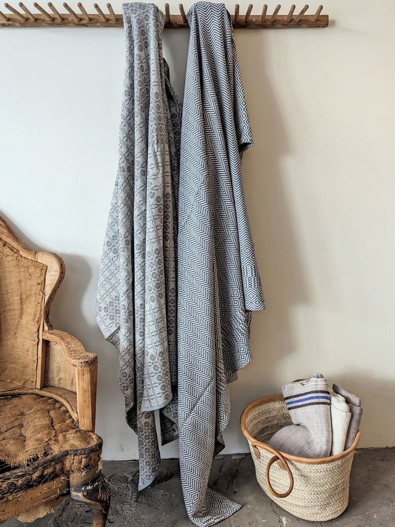 Bakuba Throw Blanket sowa boston gift shop home goods boutique small business textiles blanket