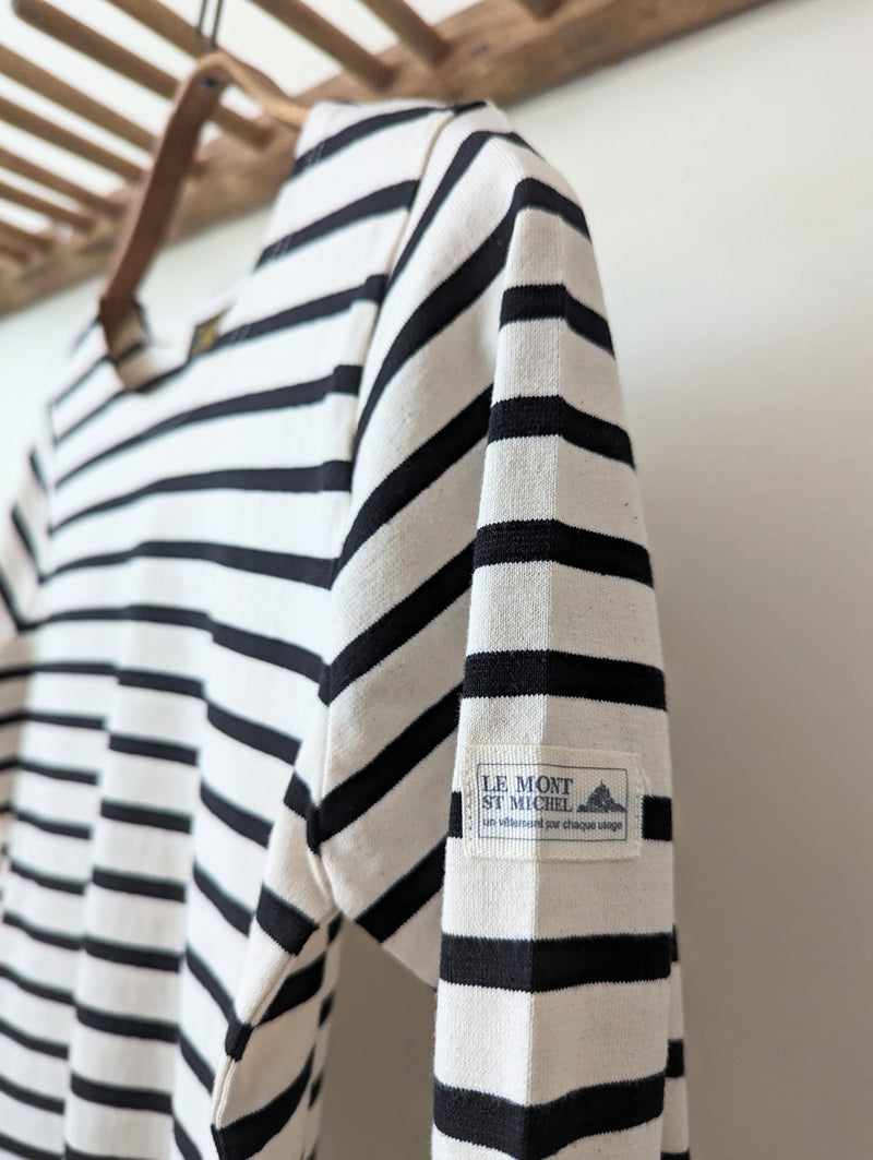 Le Mont Saint Michel French Breton striped cotton Tilda Long Sleeve T-shirt mariniere top Sowa Boston gift shop fashion boutique store