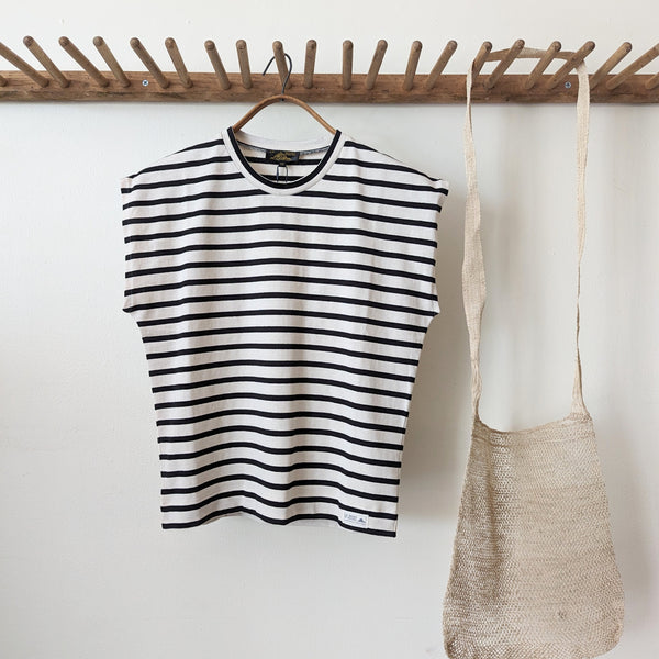 Le Mont Saint Michel French Breton striped cotton Tilda Short Sleeve T-shirt mariniere top Sowa Boston gift shop fashion boutique store