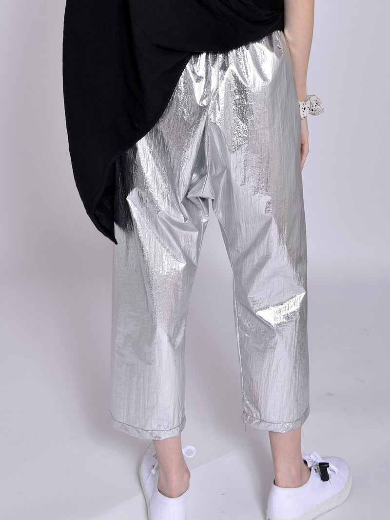 Uzi NYC Space Pants - Silver