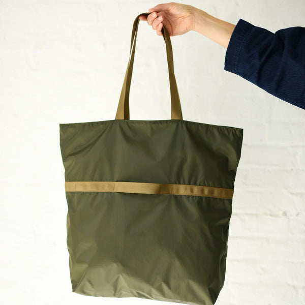 864 Design tote nylon ripstop medium 2 way tote. pink olive bag Shop Boston