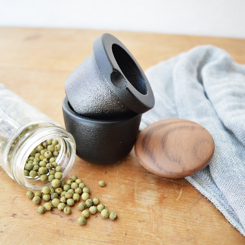 Made to last by Skeppshult's, in their 100 yr old Swedish foundry that produces professional-grade cast iron cookware with the highest quality iron.  Boston shop. Cast iron spice and pepper mill. 