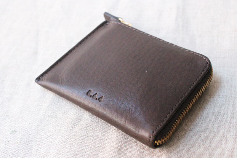 864 Design leather wallet zip Horween Shop Boston