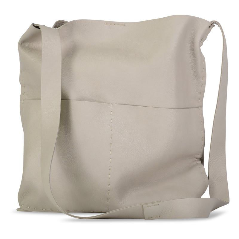 Alma or Alesia - Crossbody Messenger Bag - Oyster - Price from