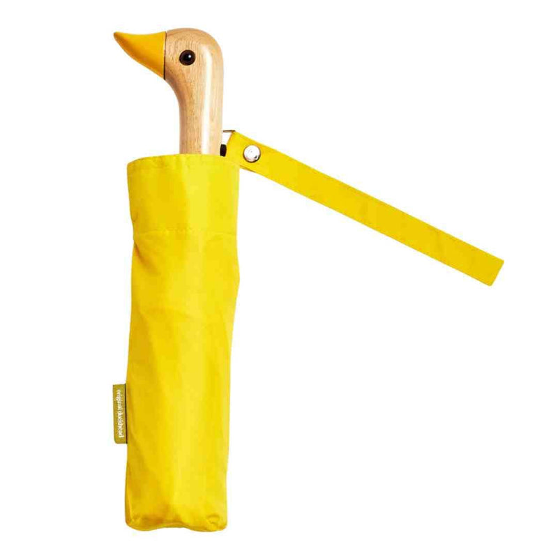 Easter Yellow Compact Eco-Friendly Wind Resistant Duckhead Umbrella