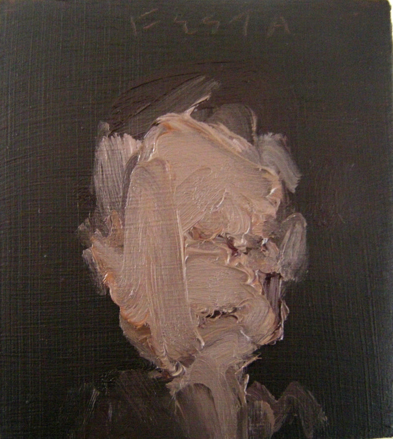 Donna Festa Oil Painting Portrait on wood art shop Boston sowa boutique 