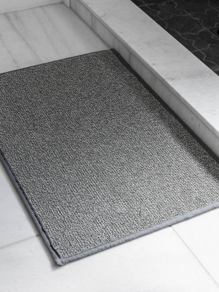 Sasawashi Bath Mat - Grey: Large