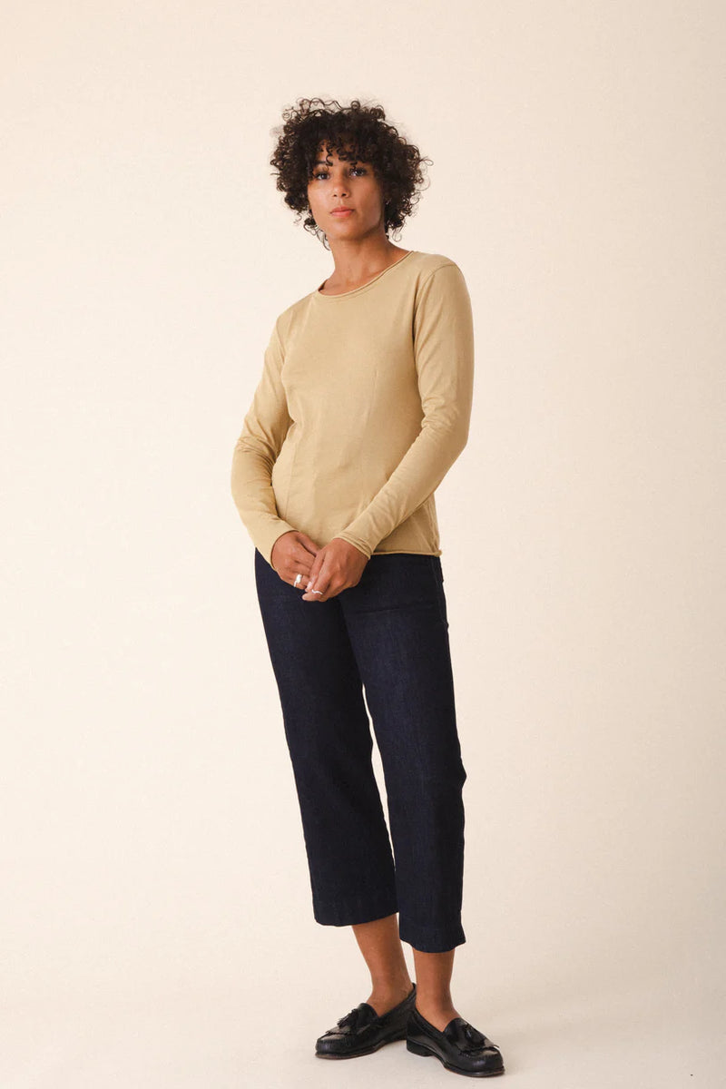 Prairie Underground Denim Boiler Pant indigo cotton twill jeans made in USA made in Seattle shop Boston sowa gift store women's fashion boutique