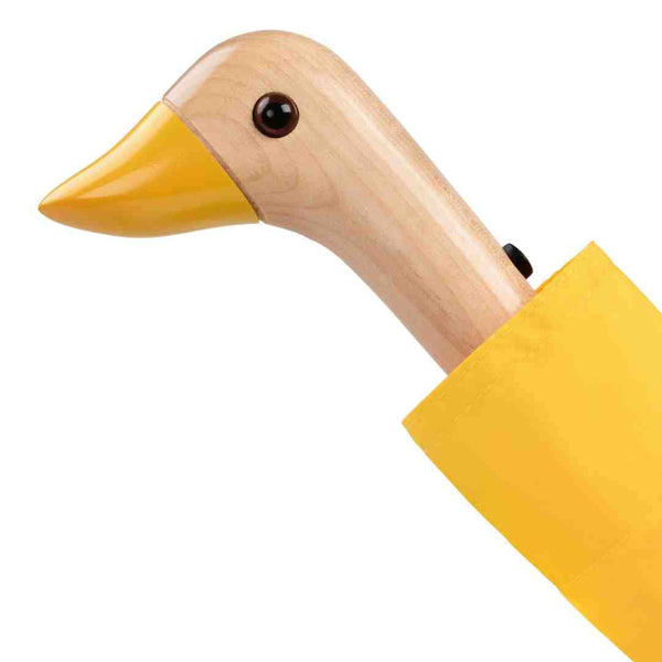 Easter Yellow Compact Eco-Friendly Wind Resistant Duckhead Umbrella