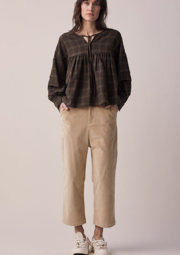 Amente cropped corduroy baggy pants shop boston sustainable fashion boutique