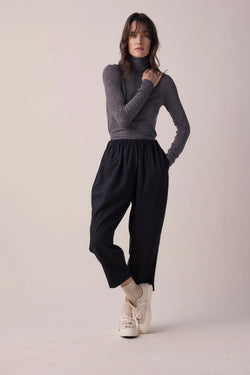 Amente loose fit pants wool shop boston sustainable fashion boutique