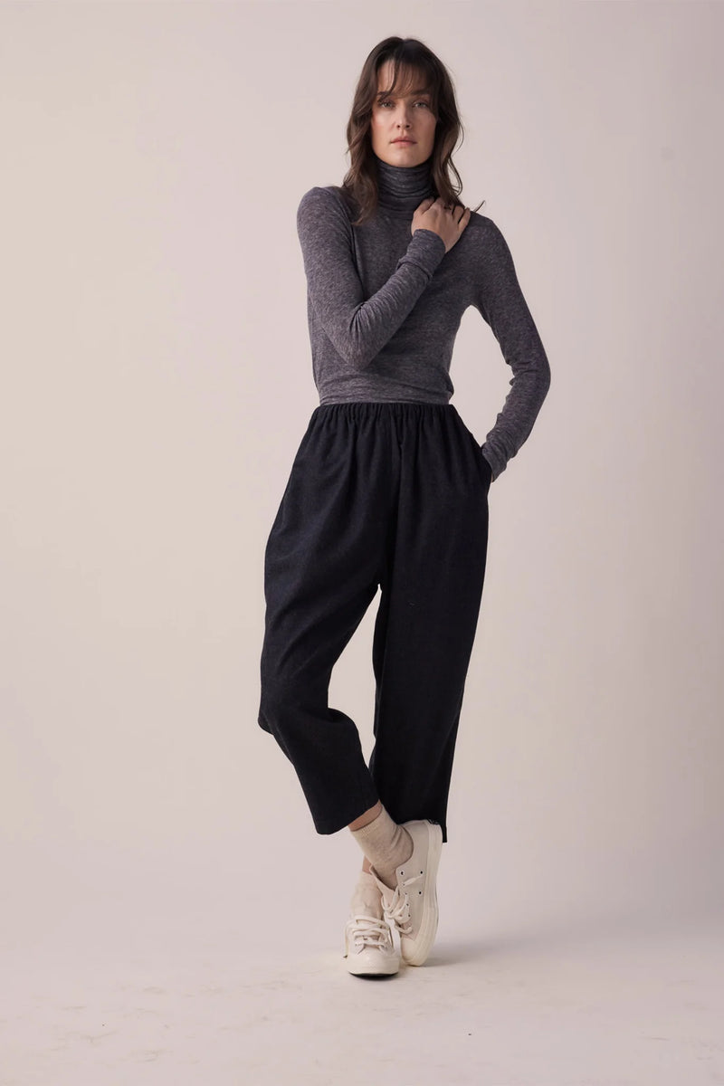 Amente loose fit pants wool shop boston sustainable fashion boutique
