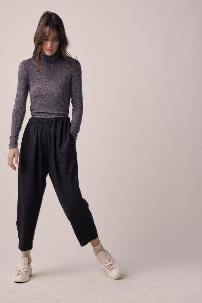 Amente loose fit pants wool shop boston sustainable fashion boutique