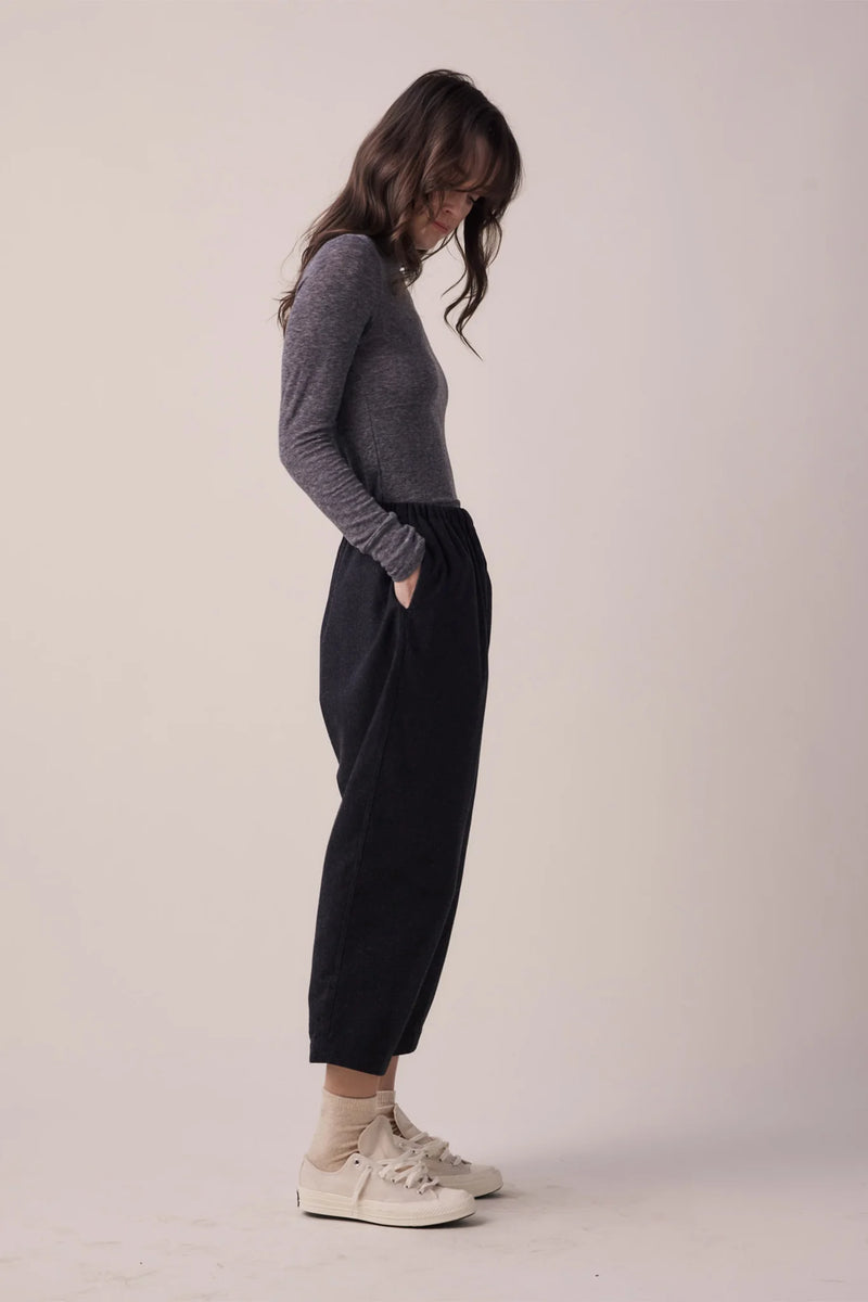 Amente loose fit pants wool shop boston sustainable fashion boutique