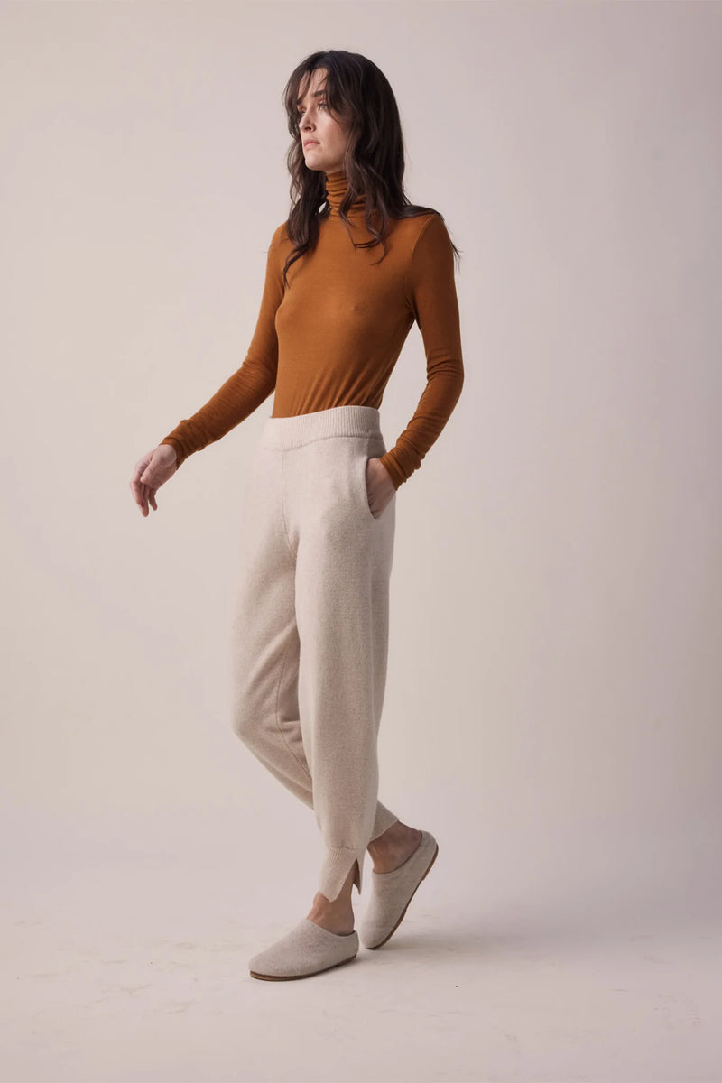 Amente cashmere jogger pants shop boston sustainable fashion boutique