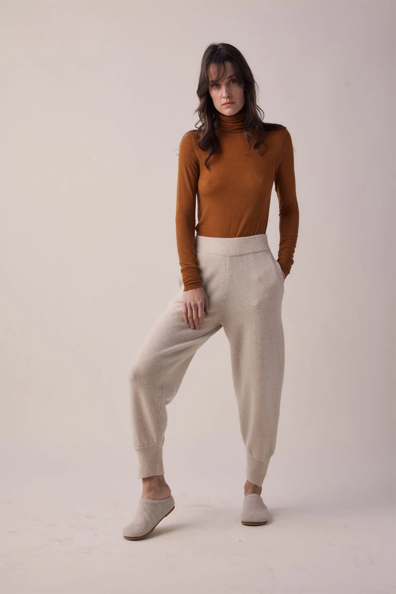 Amente Cashmere Wool Jogger Pants Stitch and Tickle