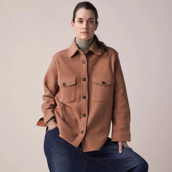 Amente shirt jacket Sustainable fashion apparel shop Boston boutique store