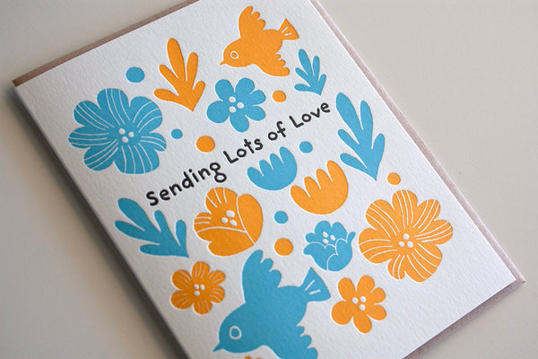 Sending Lots of Love Card