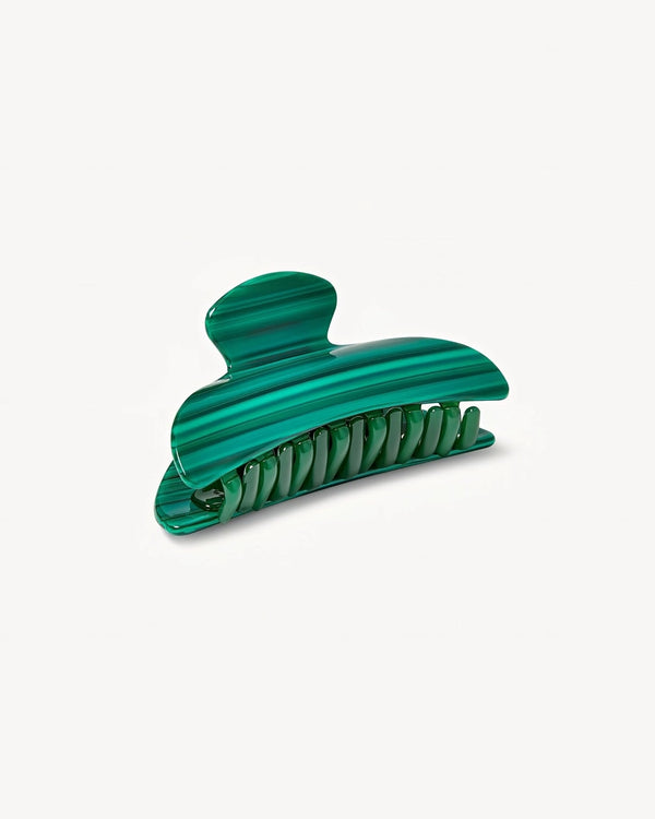 Midi Heirloom Claw in Malachite