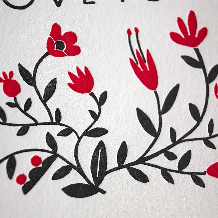 fugu fugu press letterpress greeting note card valentine's day stationery shop store boutique Boston sowa