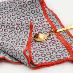 punjabi block print napkins handmade kitchen tea towel napkins set shop boston sowa boutique homeware home decor gift store