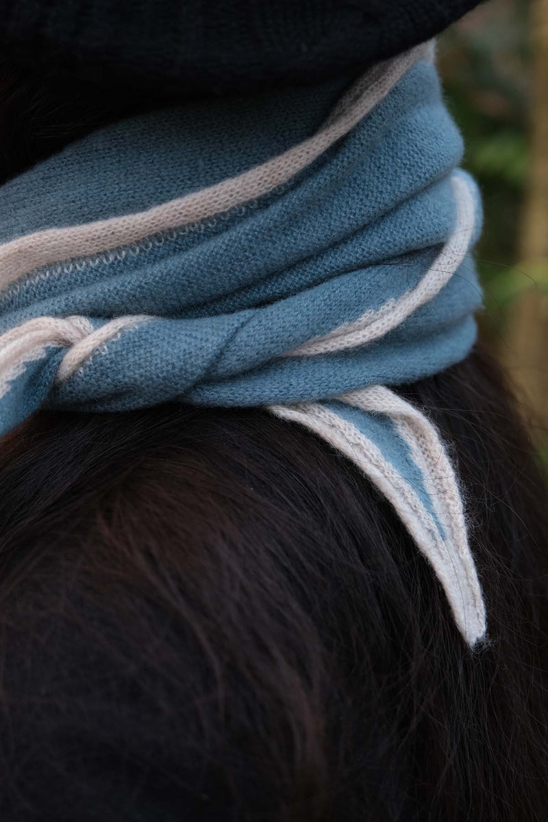 Oats & Rice cashmere short scarf bandana shop boston gift store luxury gifts