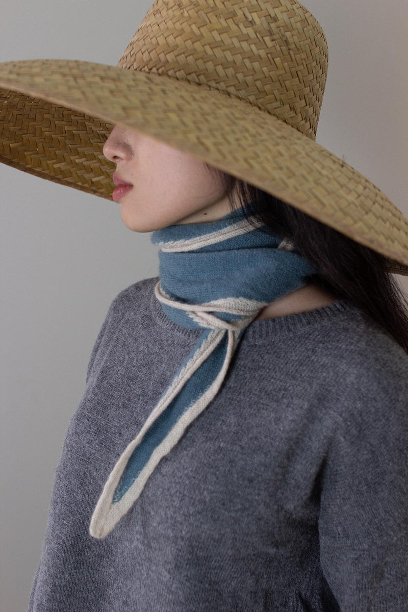 Oats & Rice cashmere short scarf bandana shop boston gift store luxury gifts