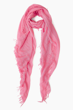 Cashmere and Silk Scarf - Rose