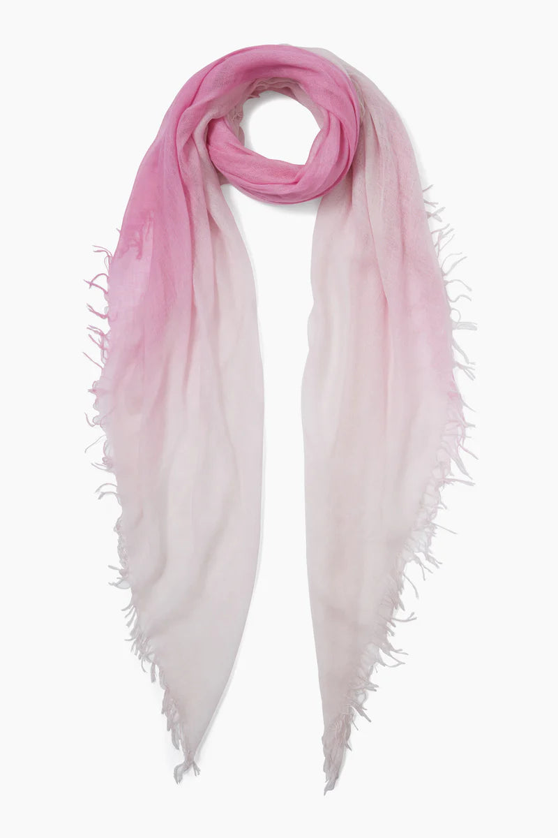 Pink and best sale white scarf