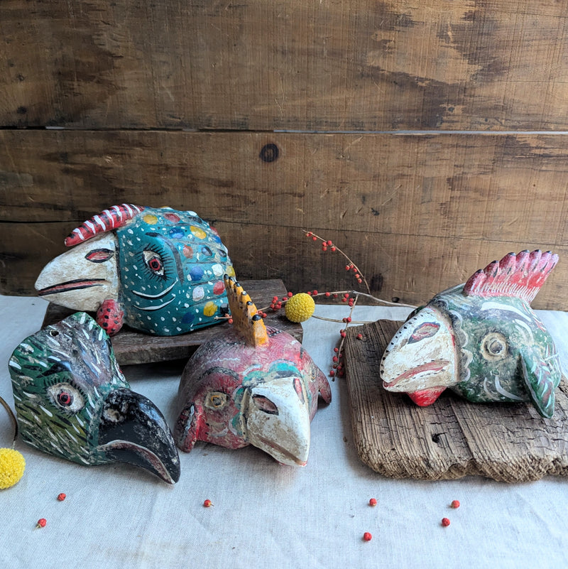 Traditional Mexican Animal Mask -  Birds