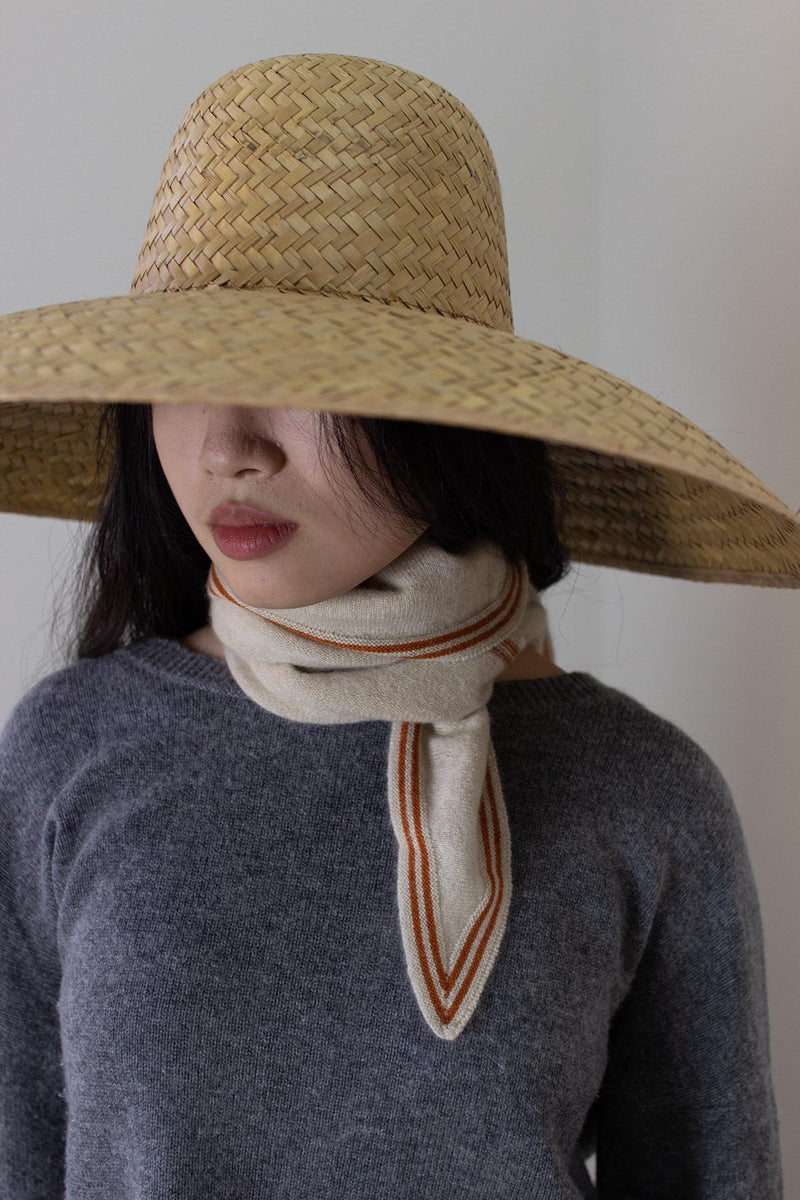 Oats & Rice cashmere short scarf bandana shop boston gift store luxury gifts