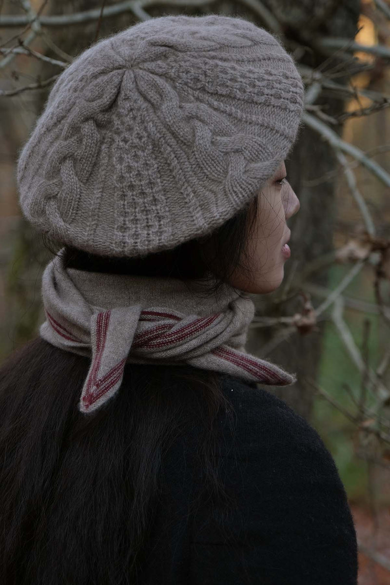 Oats & Rice cashmere short scarf bandana shop boston gift store luxury gifts