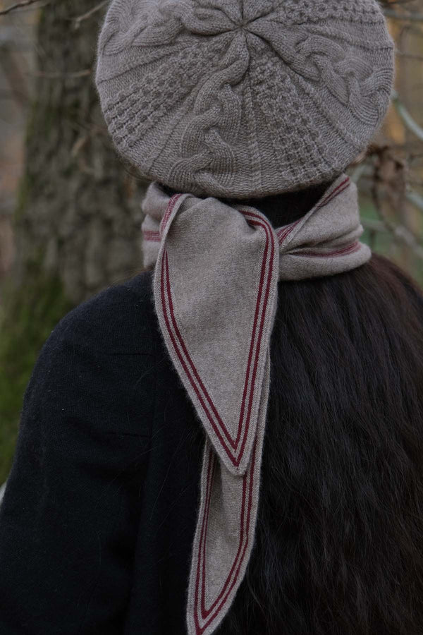 Oats & Rice cashmere short scarf bandana shop boston gift store luxury gifts