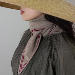 Oats & Rice cashmere short scarf bandana shop boston gift store luxury gifts