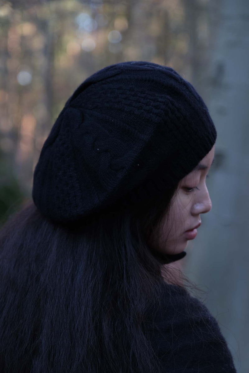 Oats & Rice cashmere beret hat shop boston gift store luxury gifts