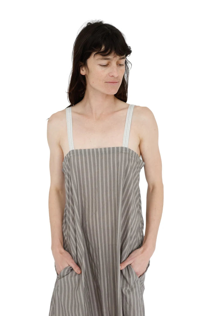 Woman wearing a striped dress on a white background

Domi slip dress nightgown organic cotton pjs pajamas sleepwear loungewear shop boston sowa boutique store gift