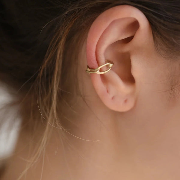 864 Design Brass ear cuff chain link SoWA gift shop gift store boutique Shop boston jewelry