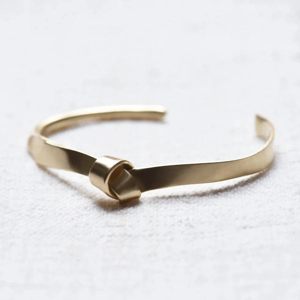 864 Design Brass loop cuff simple Shop Boston sowa gift shop jewelry boutique