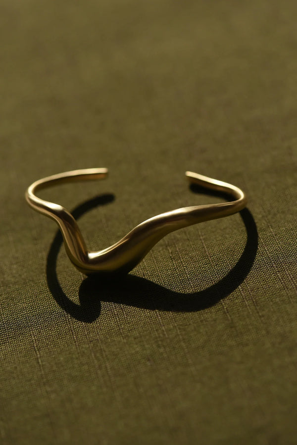 864 Design Brass loop cuff. simple Shop Boston sowa gift shop jewelry boutique