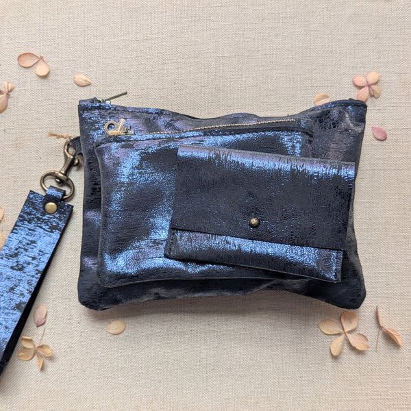 Small Pouches and Wallets - Midnight Blue