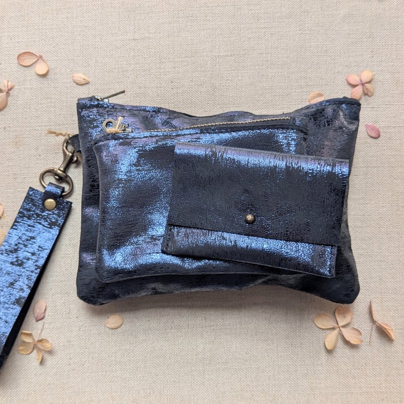 Small Pouches and Wallets - Midnight Blue