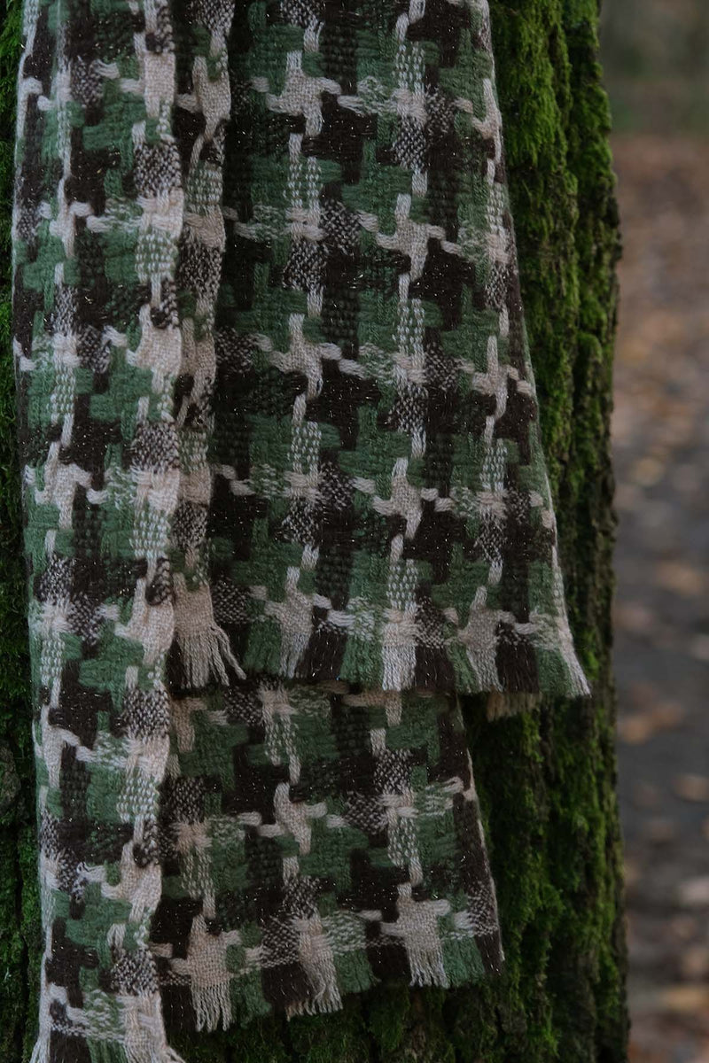 Oats & Rice cashmere scarf houndstooth shop boston gift store luxury gifts