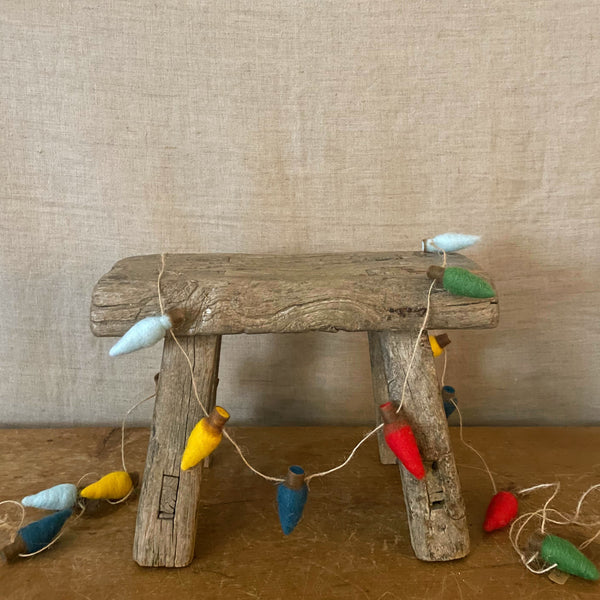 Felt Stringlights garland holiday decor christmas gift shop boston sowa boutique