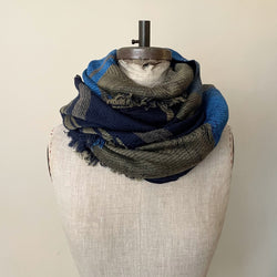 Tamaki Niime wool cotton small root shawl scarves Made in Japan Shop Boston