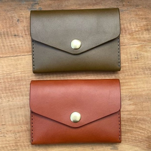 Wooly Made Snap Leather Wallet Sowa Boston Small Business Gift Shop Boutique