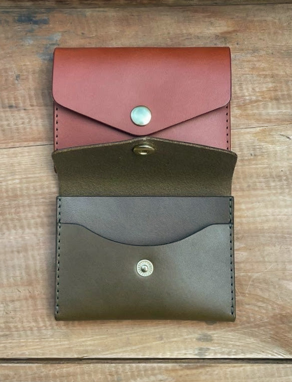 Wooly Made Snap Leather Wallet Sowa Boston Small Business Gift Shop Boutique