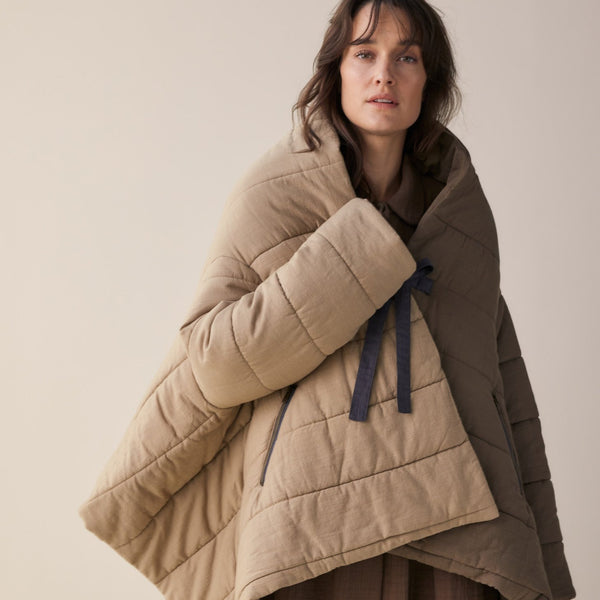 Amente blanket quilt jacket shop boston sustainable fashion boutique
