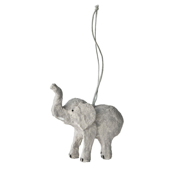 fog linen papier mache elephant ornament recycled paper sustainable gift shop boston boutique store