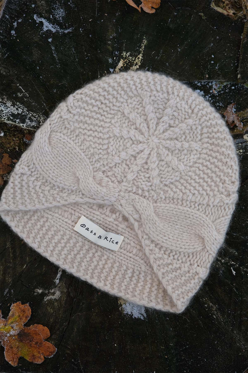 Oats & Rice cashmere beige beanie shop boston gift store luxury gift sowa boutique winter